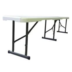 Lifetime Kunststof Bank Opbouwbaar - Wit - 29x183x42cm