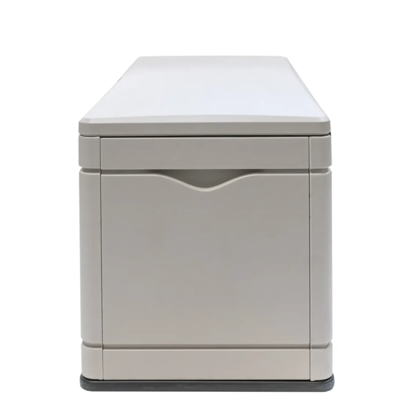 Lifetime Kunststof Kussenbox 495l - Tuinkist 61x152x67cm - Lichtgrijs