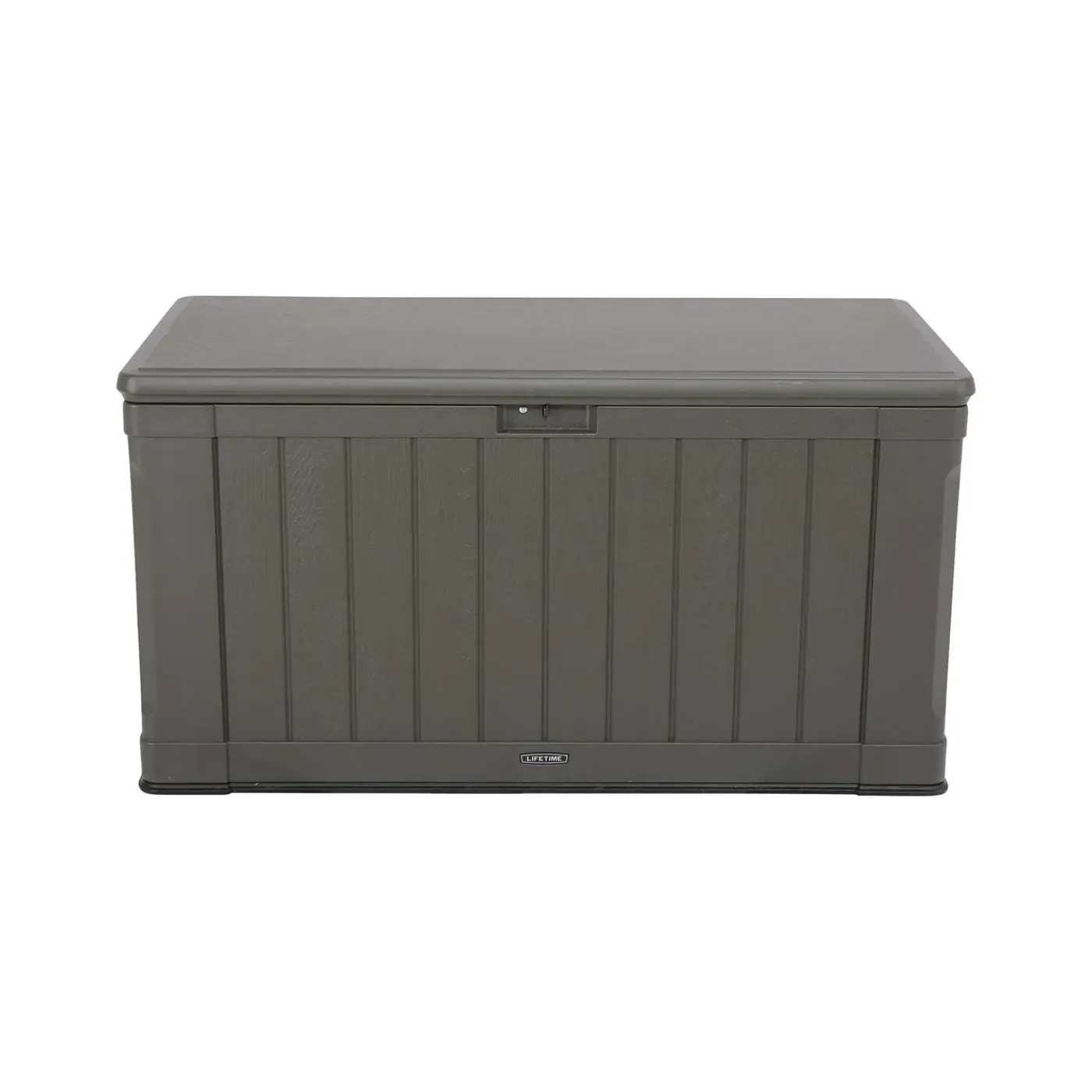 Lifetime Kunststof Kussenbox 440 Liter - Tuinkist 64x128x67cm - Bruin