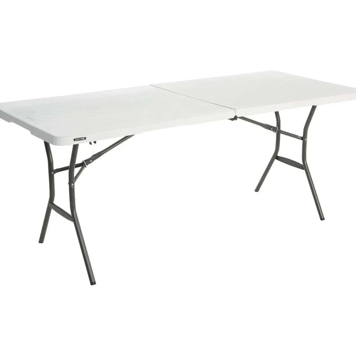 Lifetime Kunststof Tafel Opvouwbaar - Campingtafel Light Commercial - 182x76x74cm - Wit