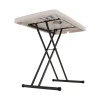 Lifetime Opvouwbare Campingtafel Bijzettafel Hoogte Verstelbaar - 49x76x53 Cm