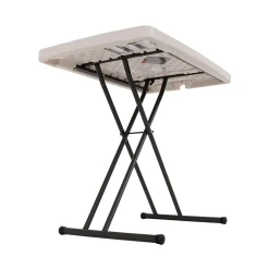 Lifetime Opvouwbare Campingtafel Bijzettafel Hoogte Verstelbaar - 49x76x53 Cm