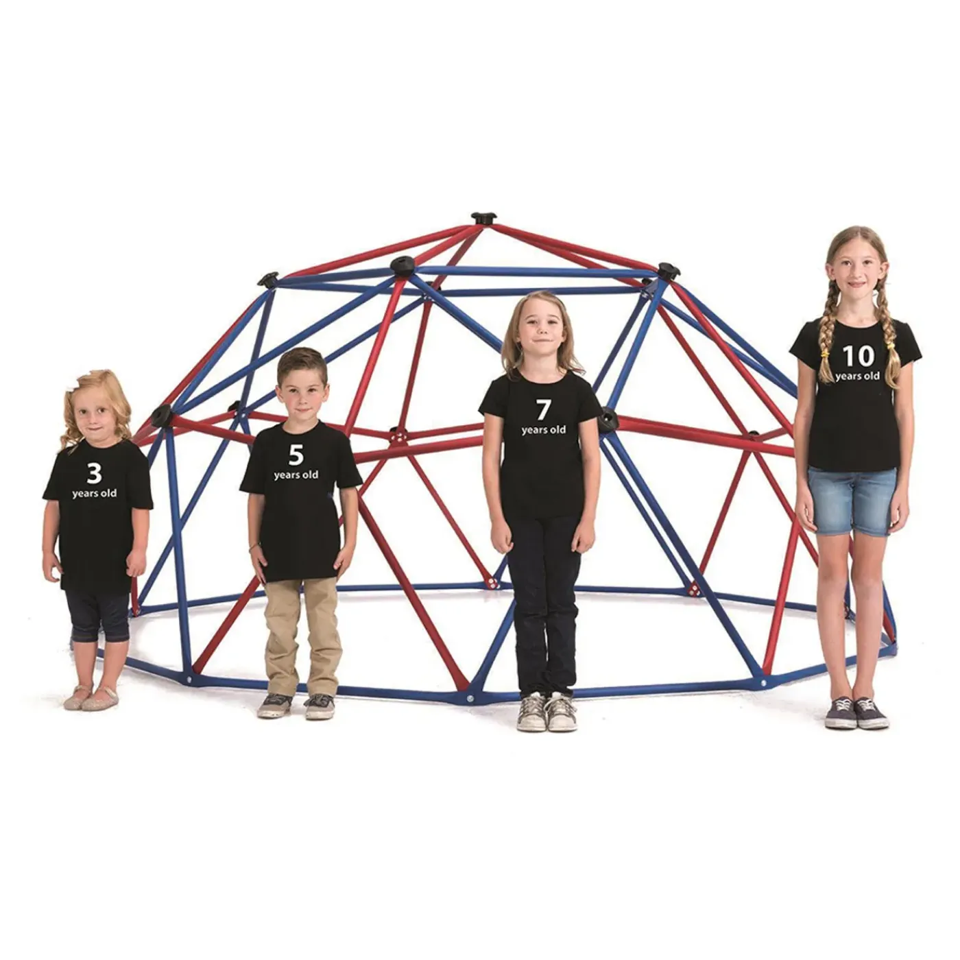 Lifetime Stalen Speeltoestel Geodome | Speeltoestel Inclusief Speeltent | Ø305x152 Cm