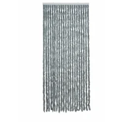 2LIF Vliegengordijn Martinique - 93x210cm - Grijs - Textiel