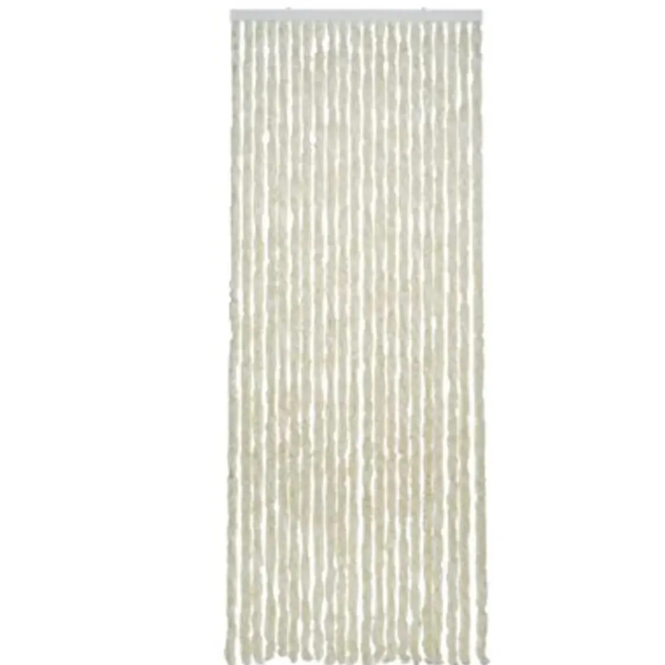 2LIF Vliegengordijn Martinique - 93x230cm - Beige/Wit - Huisdiervriendelijk