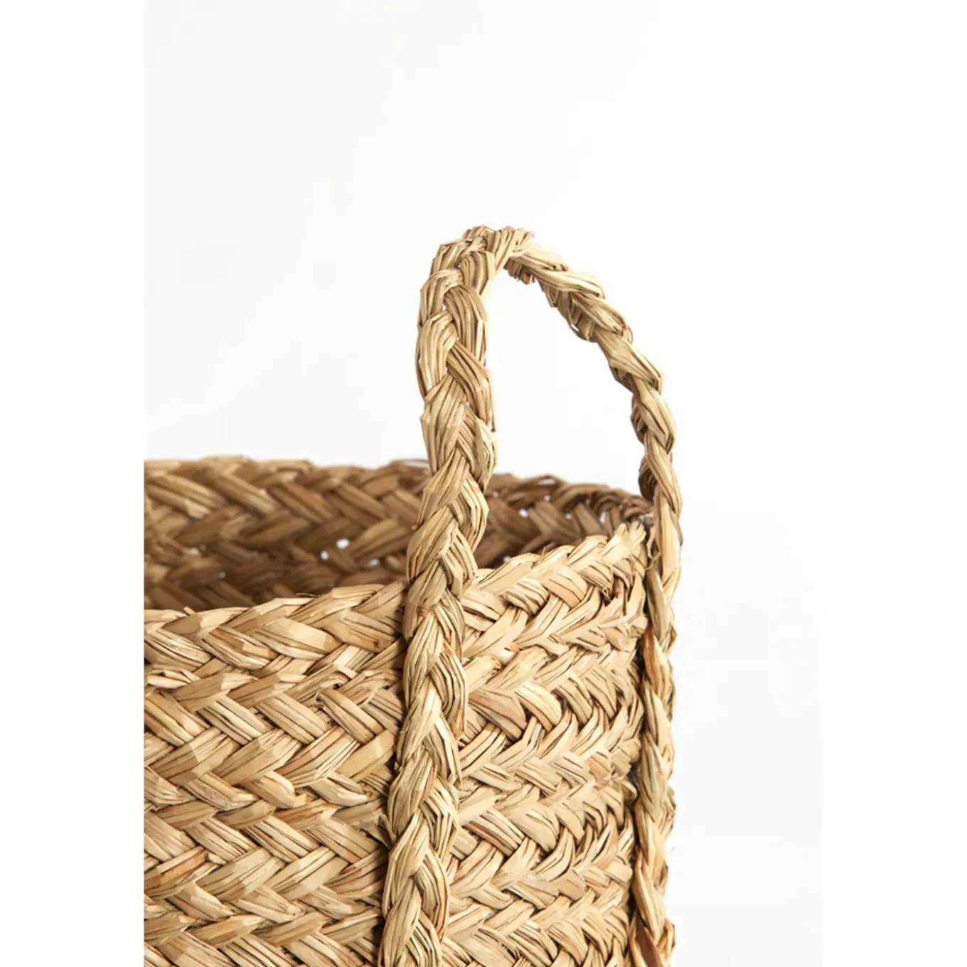 Light & Living - Mand GEFEN - Ø35x32cm - Zwart - Set van 4