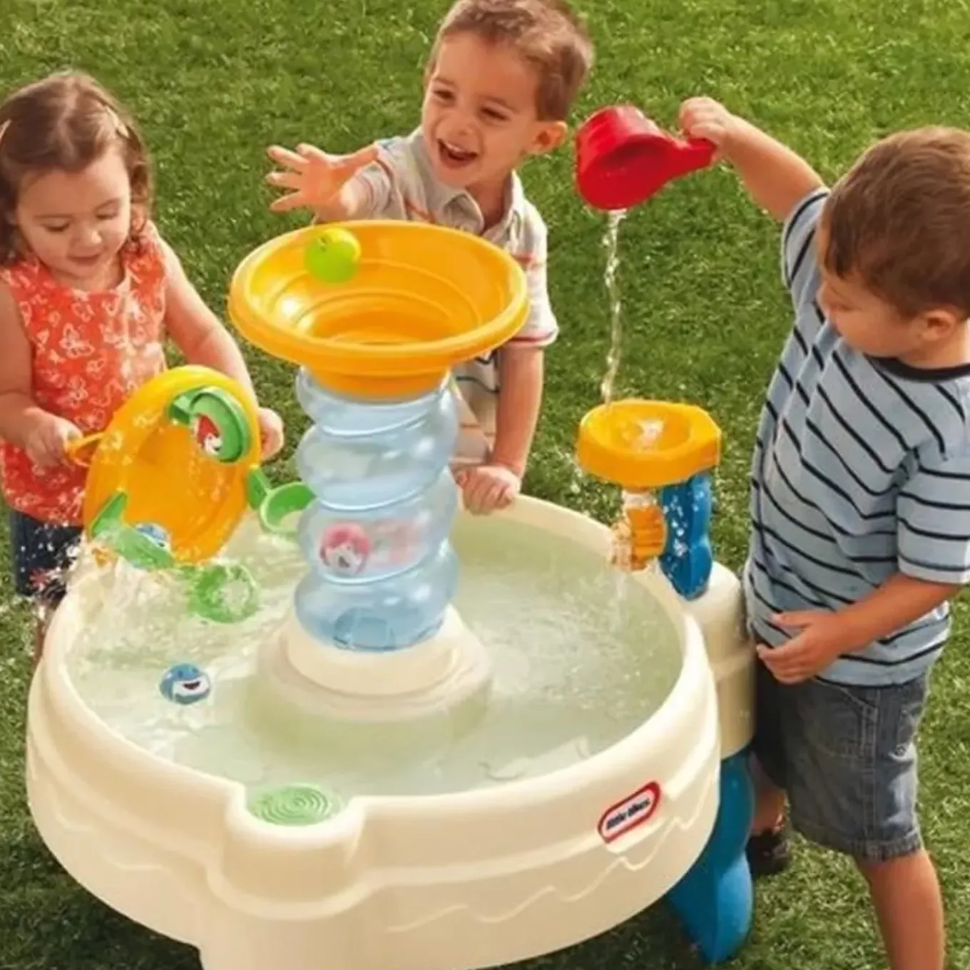Little Tikes Tafel Met Blauwe Watergames Spiraal Watertafel Pvc Hydraulische Wie