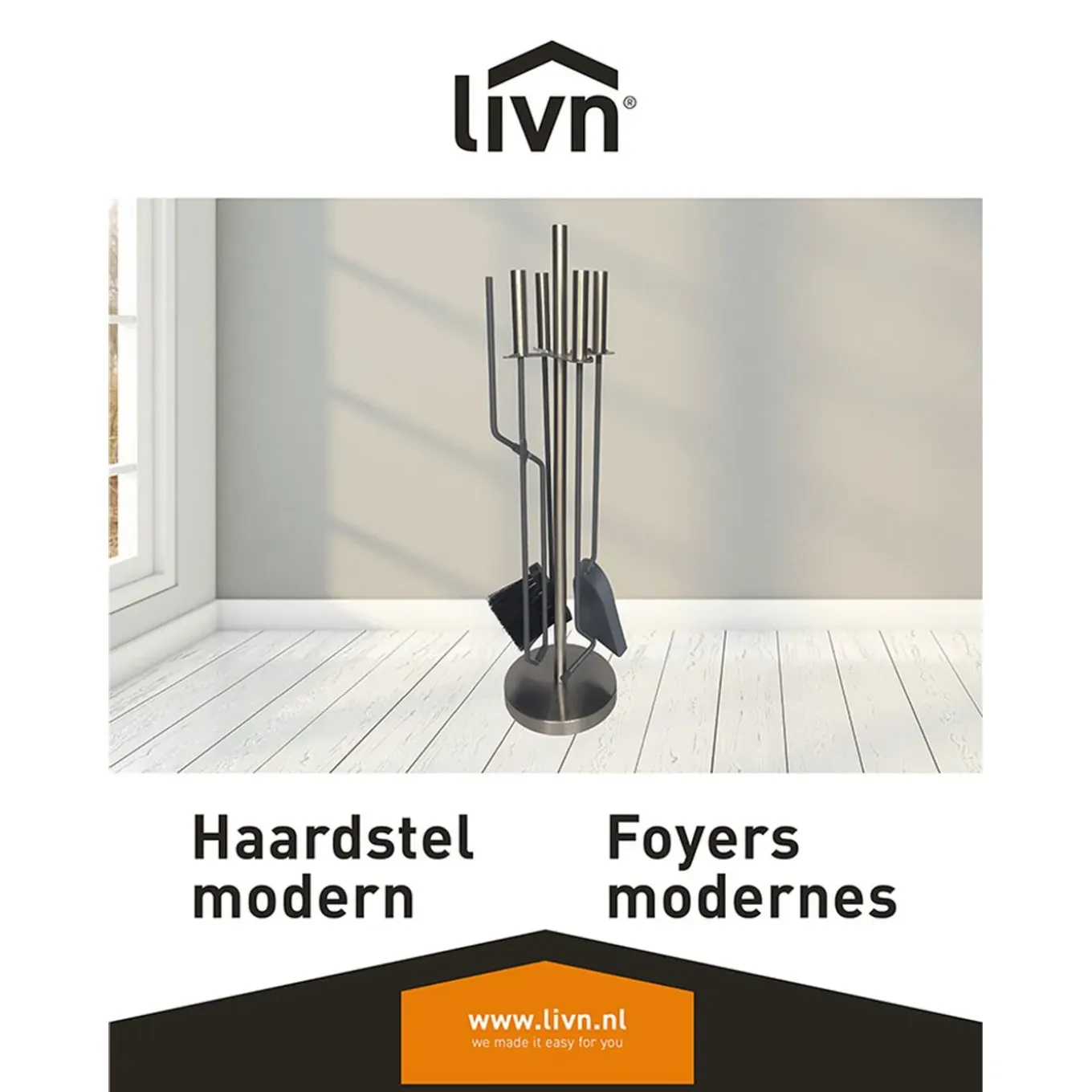 Livn Accessoireset Modern 5 Delig Rvs