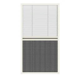 Livn duoplissehor raam Plus 134x160cm wit