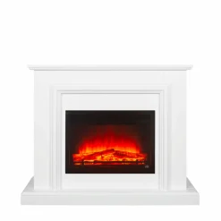 Livn Elektrische Inzethaard Lugano - Realistische 3D LED Vlammen - 2 Warmtestanden