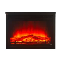 Livn Elektrische Inzethaard Lugano - Realistische 3D LED Vlammen - 2 Warmtestanden