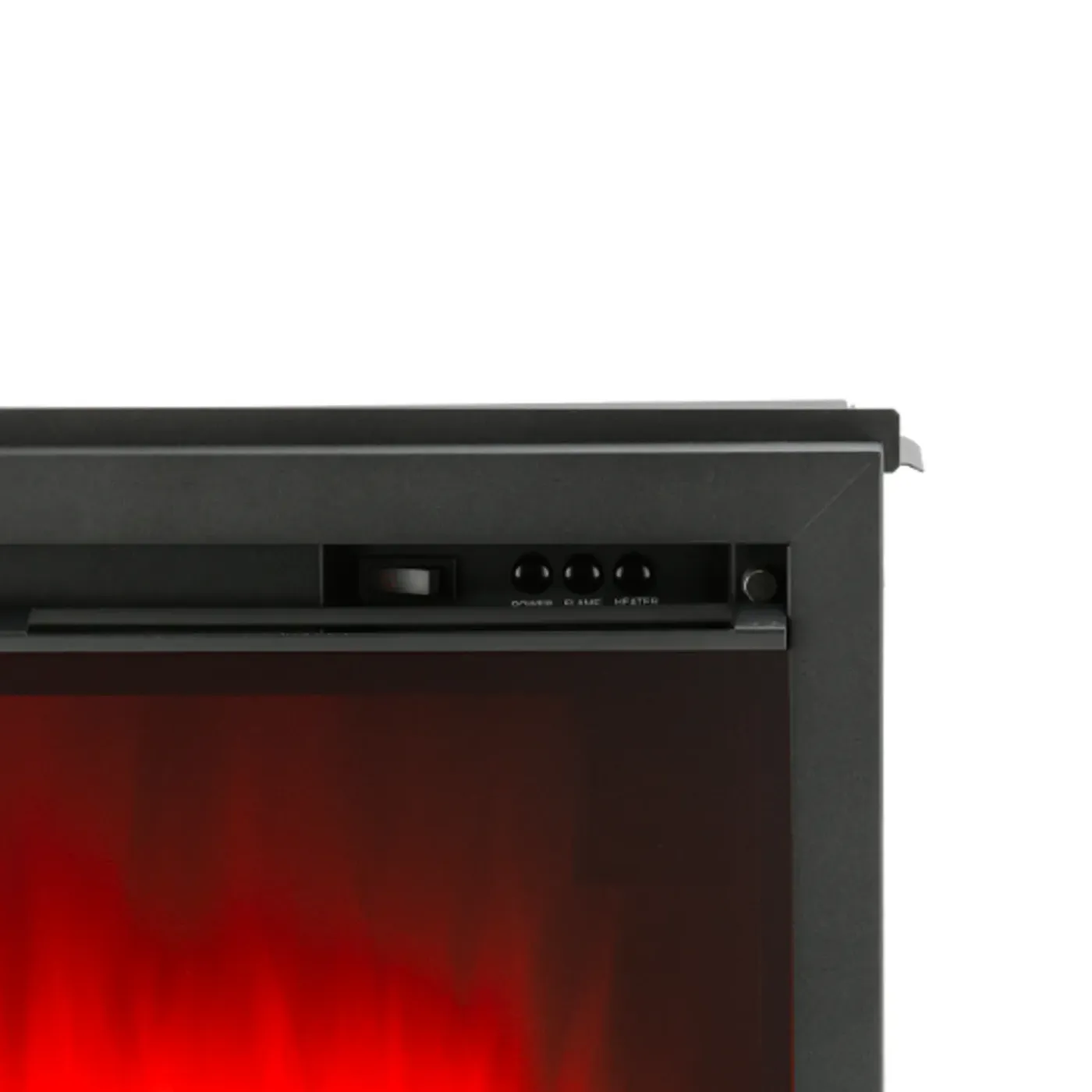 Livn Elektrische Inzethaard Lugano - Realistische 3D LED Vlammen - 2 Warmtestanden