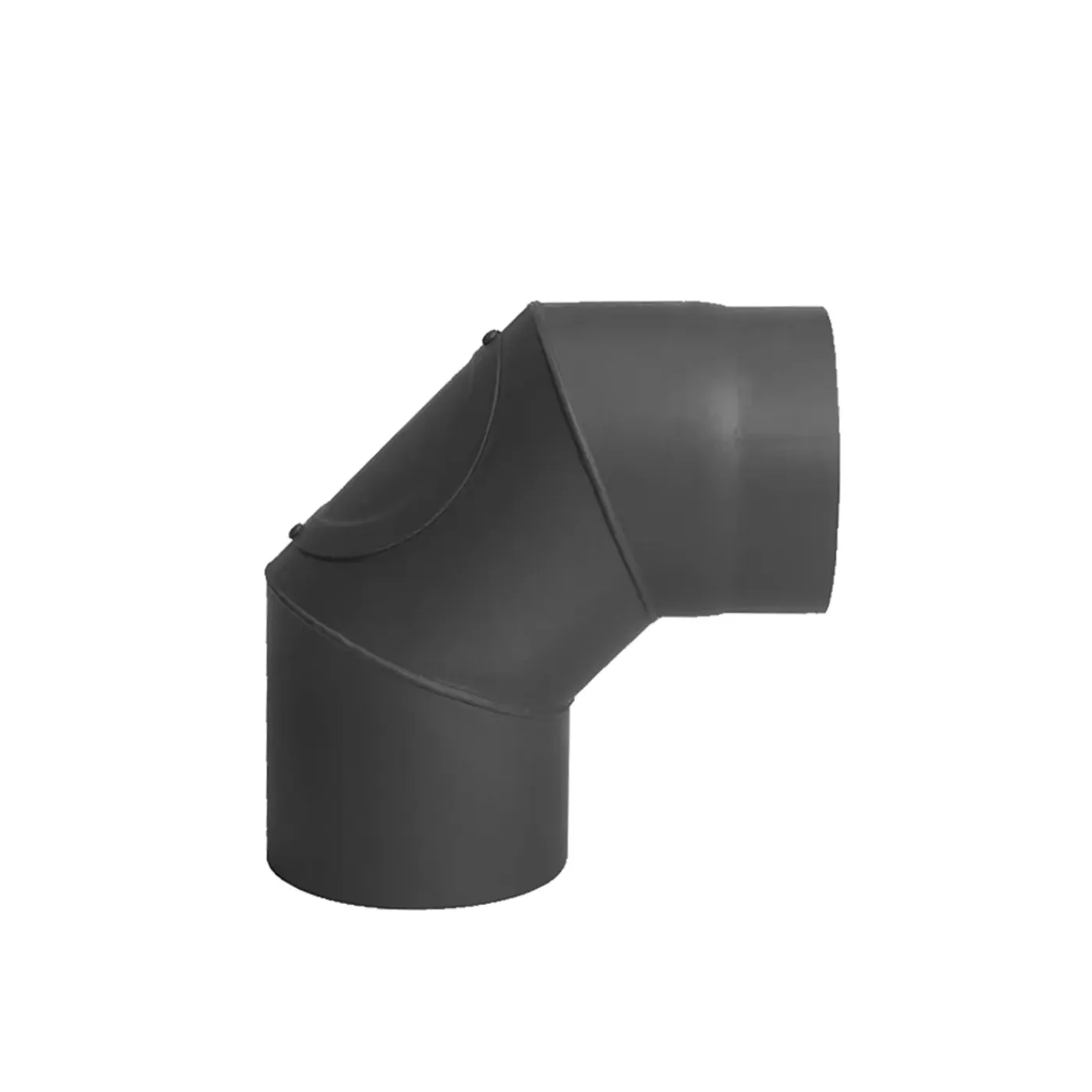 Livn Kachelpijp 90 Graden D150mm Zwart