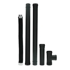 Livn Pelletkachel Aansluitset Compleet Ø80mm