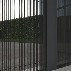 Livn Plissehor Deur Excellent 96x242cm Antraciet