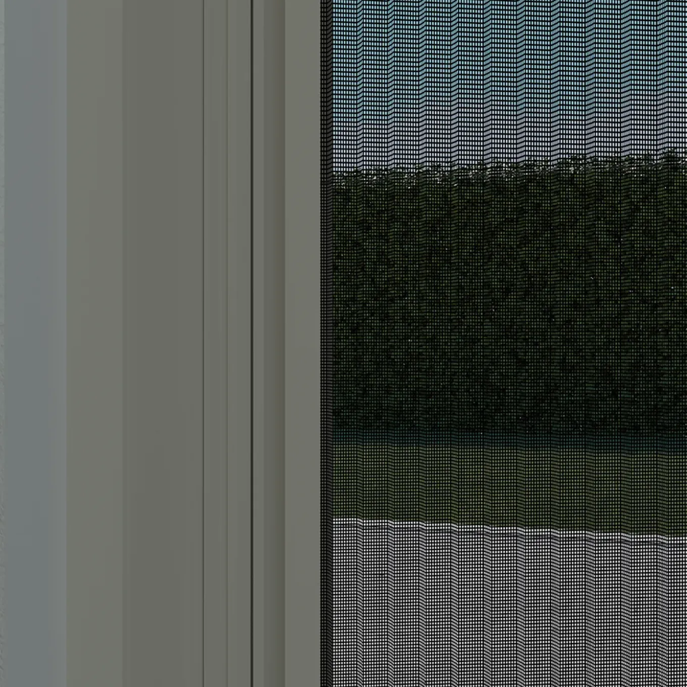 Livn Plissehor Deur Plus 150x240cm Wit