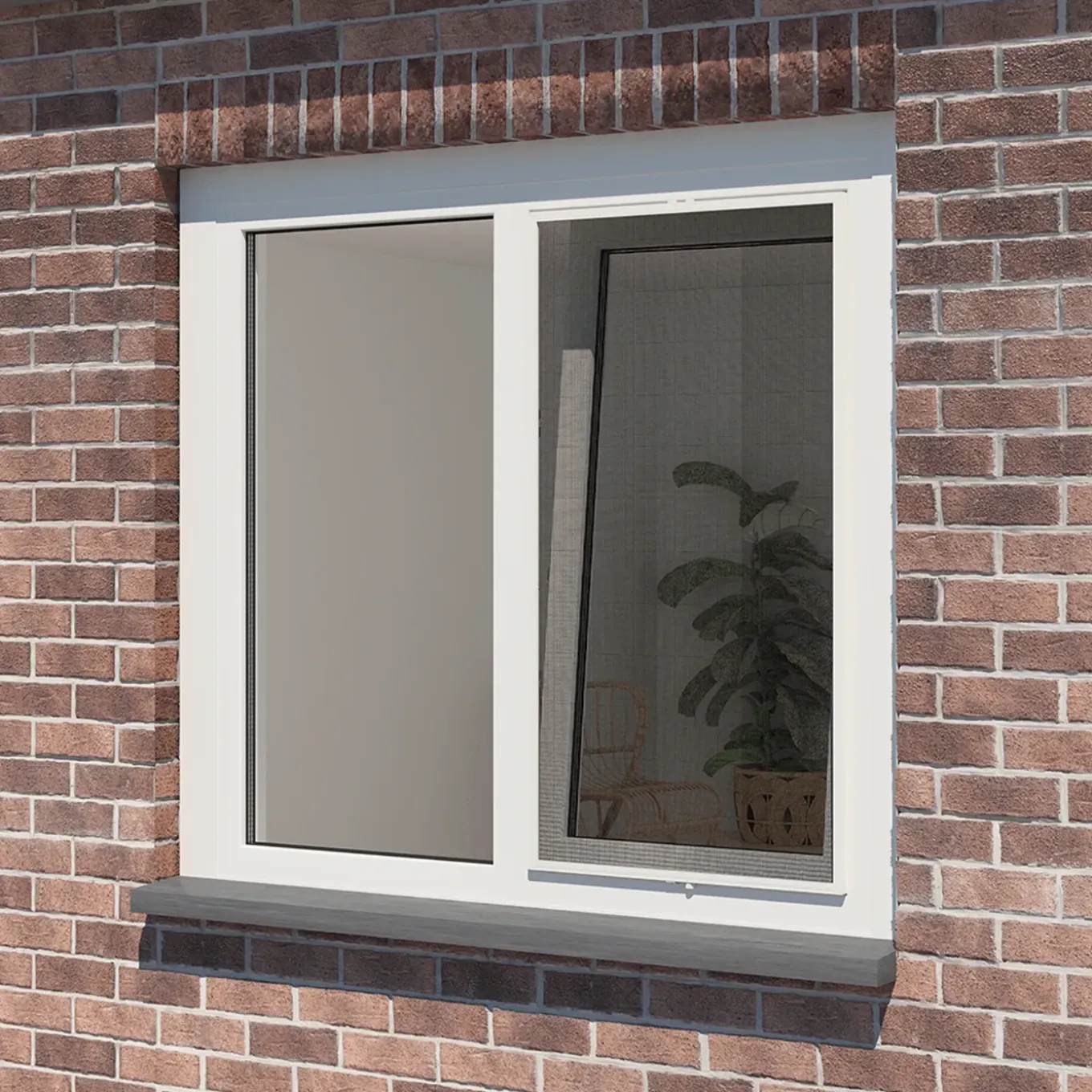 Livn Rolhor Raam Basic 100x155cm Wit
