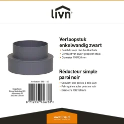 Livn Verloopstuk 150/120 Mm Per Stuk