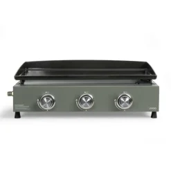 LIVOO Gasplancha Doc324 67 X 47 X 24 Cm 3 Branders Groen / Zwart