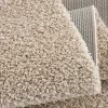Loca Shaggy Vloerkleed Hoogpolig Beige - 160x230 Cm