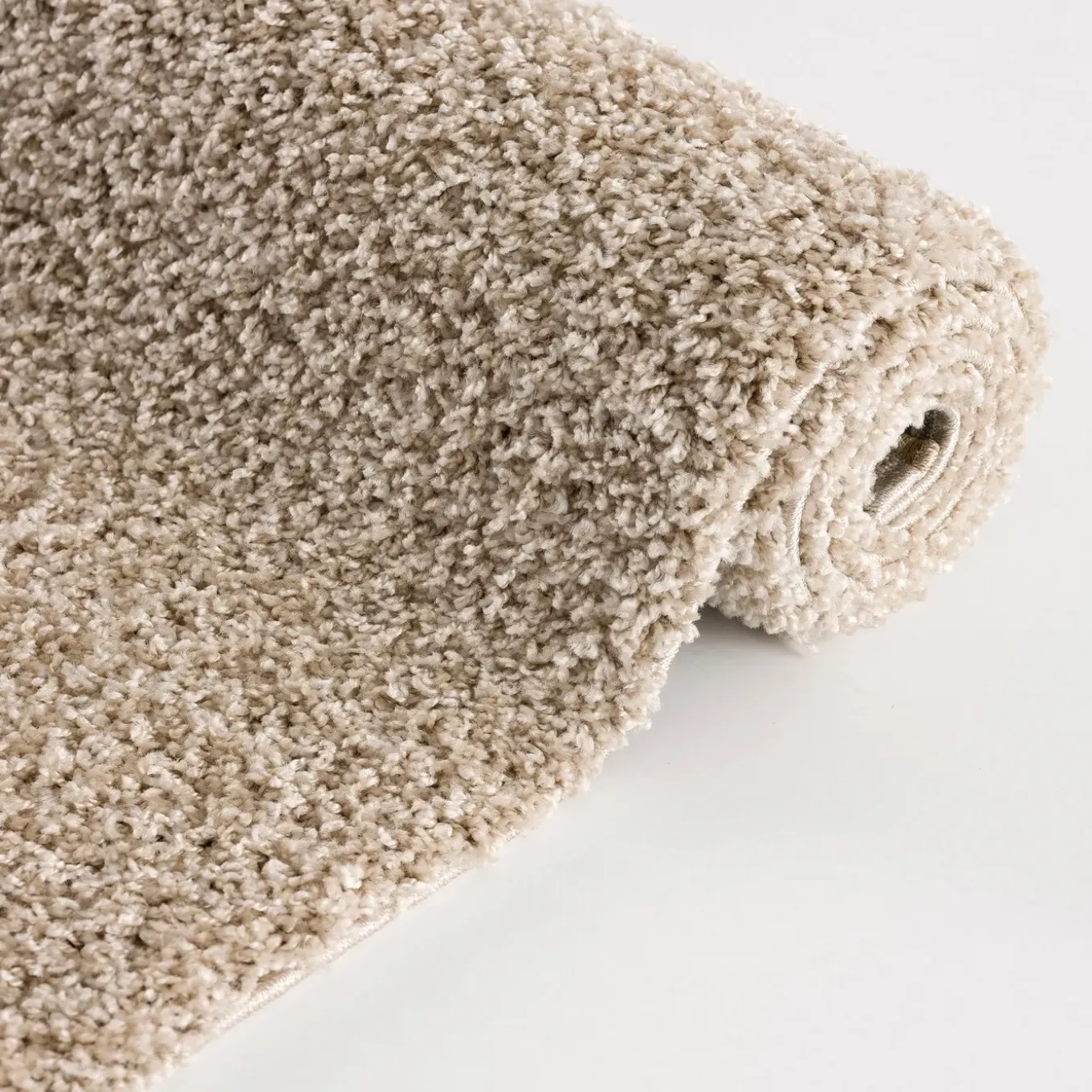 Loca Shaggy Vloerkleed Hoogpolig Beige - 160x230 Cm