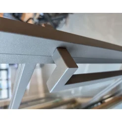 Loftdeur Stalen Binnendeur 6 Vaks Asymmetrisch 231,5x93 Rechts Helder Sepia Bruin Metallic Brons