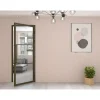 Loftdeur Stalen Scharnierdeur 3 Vaks 231,5 X 93 Rechtsdraaiend Helder Glas C33 Metallic Brons