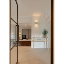Loftdeur Stalen Scharnierdeur 3 Vaks 211,5 X 83 Linksdraaiend Helder Glas C33 Metallic Brons