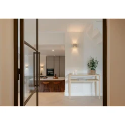 Loftdeur Stalen Scharnierdeur 3 Vaks 211,5 X 83 Linksdraaiend Helder Glas C33 Metallic Brons