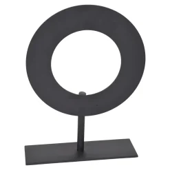Loft42 Joris Ornament Op Voet - Zwart Metaal Ø25cm