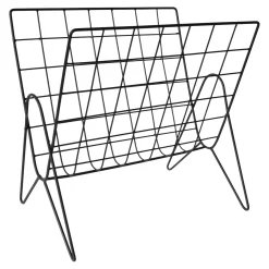 LOFT42 Maggy Tijdschriftenrek Staand - Metaal - Mat Zwart - 39x38x26
