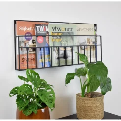 LOFT42 Maggy Tijdschriftenrek Large - Metaal - Mat Zwart