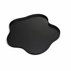 Loft42 Serva Organisch Metalen Dienblad – Zwart – Ø60 Cm