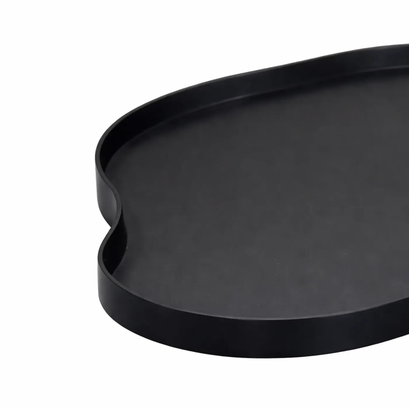 Loft42 Serva Organisch Metalen Dienblad – Zwart – Ø60 Cm