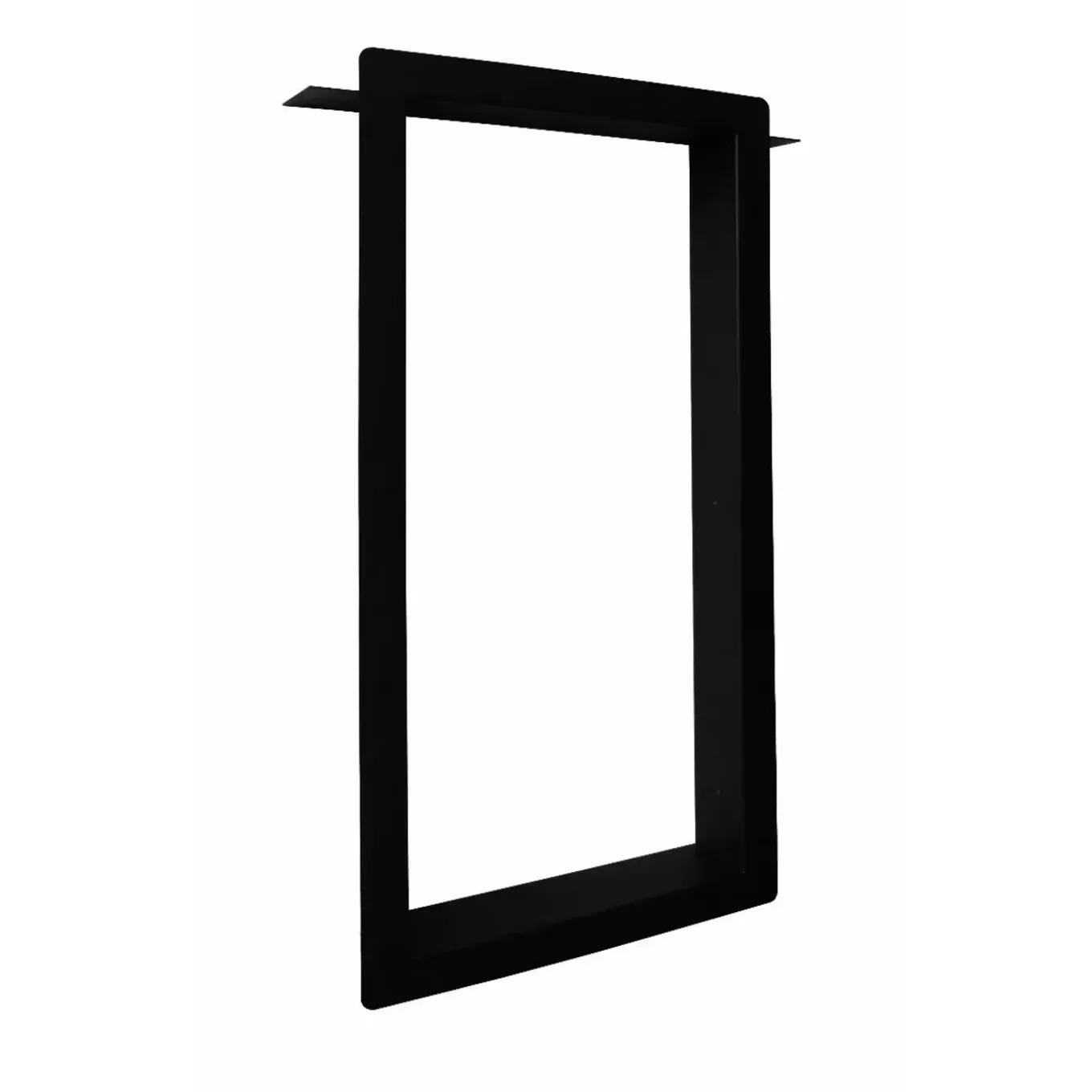 Logixbox pakketbrievenbus Frontbox Inbouw Achteruitname Zwart