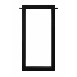 Logixbox pakketbrievenbus Frontbox Inbouw Achteruitname Zwart