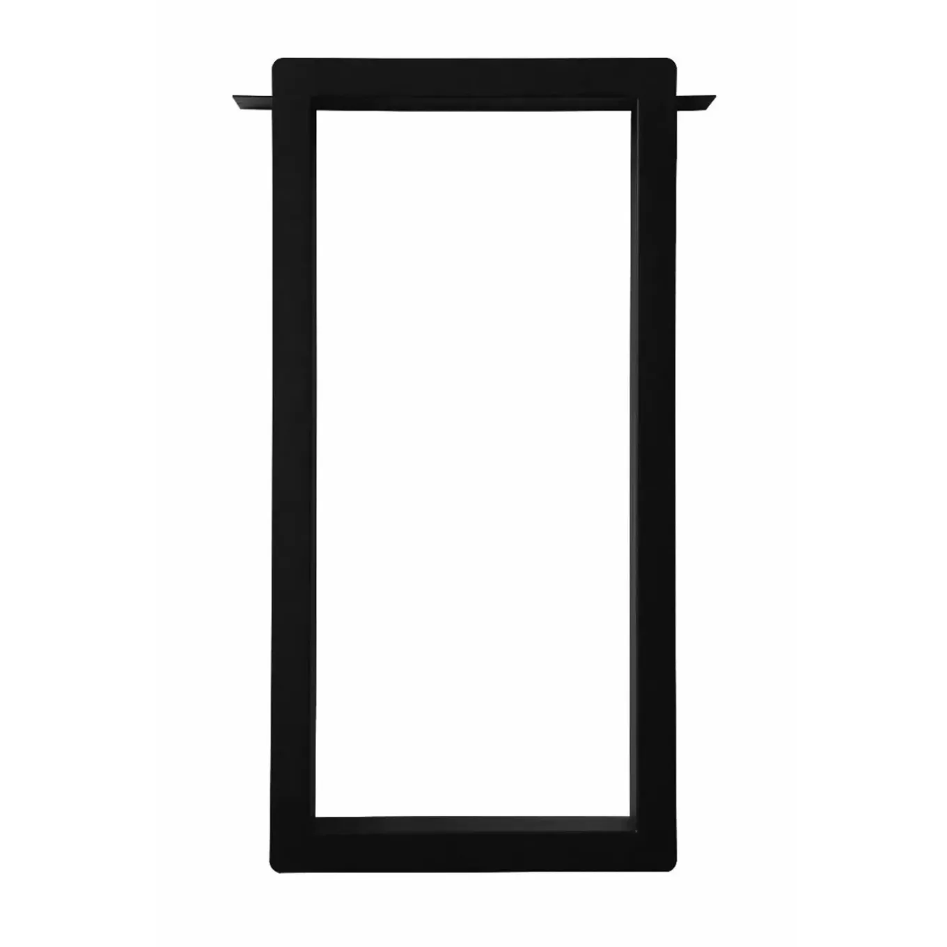 Logixbox pakketbrievenbus Frontbox Inbouw Achteruitname Zwart