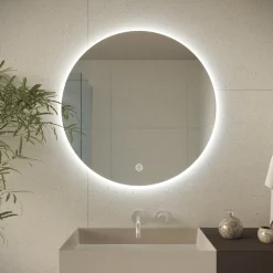 LOMAZOO Badkamerspiegel Chicago Met Led Verlichting 60 Cm Rond