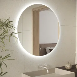 LOMAZOO Badkamerspiegel Chicago Met Led Verlichting 60 Cm Rond