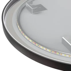 Lomazoo Badkamerspiegel Ovaal Frankfurt Met Led Verlichting 40 X 70 Cm Zwart