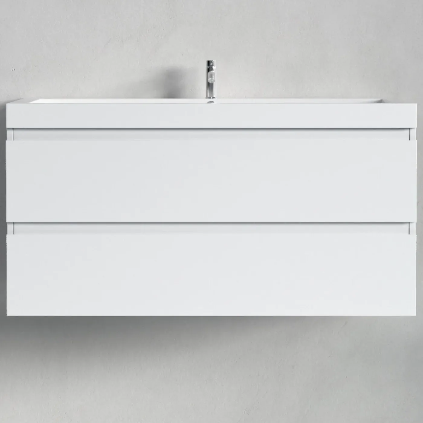 LOMAZOO Badmeubelset Avalon 100 Cm - Glanzend Wit