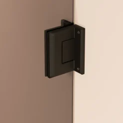 LOMAZOO Douchecabine Cali - 90 X 90 Cm - Zwart - 8 Mm Rookglas - Nano Coating