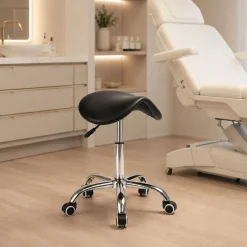 Loxa - Zadelkruk - Ergobalance - Zwart - 48-63 Cm - Kunstleer