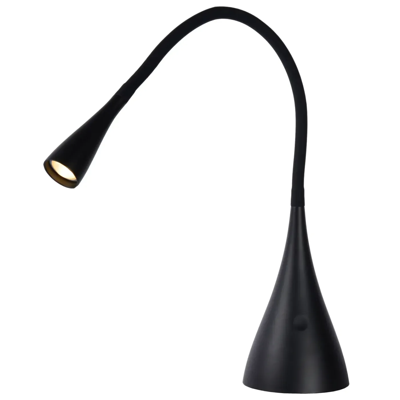 Lucide bureaulamp Zozy zwart ⌀11,5cm led dimbaar 3W