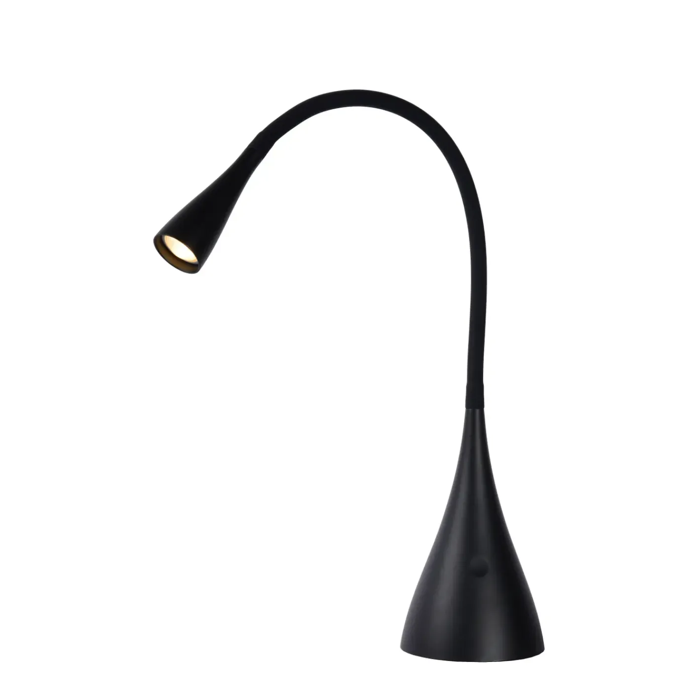 Lucide bureaulamp Zozy zwart ⌀11,5cm led dimbaar 3W
