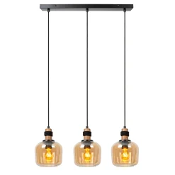 Lucide hanglamp Ilona amber 3xE27