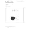 Lucide hanglamp Orrin zwart ⌀34cm E27