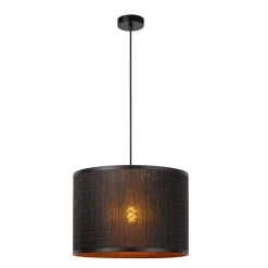 Lucide Hanglamp Talalog - Zwart - 40cm - E27