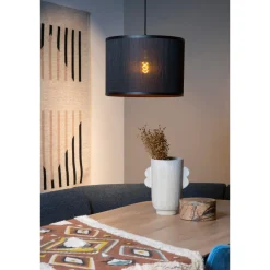 Lucide Hanglamp Talalog - Zwart - 40cm - E27