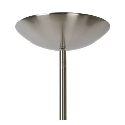 Lucide leeslamp Zenith mat chroom led dimbaar ⌀25,4cm 20+4W